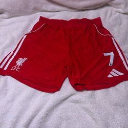 Adidas Liverpool 2025-2026 Player Version Home Shorts Medium
