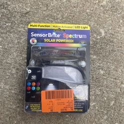 Sensor Brite Spectrum Outdoor Solar LED Light Security Motion NEW
