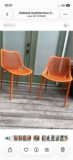 $200 - commercial grade outdoor chairs