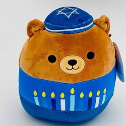 Hanukkah Squishmallows Bear Kofi 8" RARE AUTHENTIC Kellytoy NWT Plush