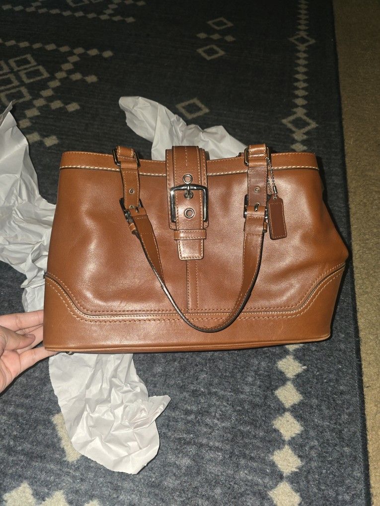 Brown Coach Bag