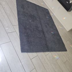 5 X 7 Blue Shaggy Rug 