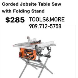 Ridgid Table Saw  