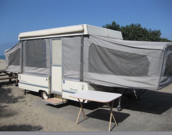 1991 Chesapeake Coleman tent trailer.