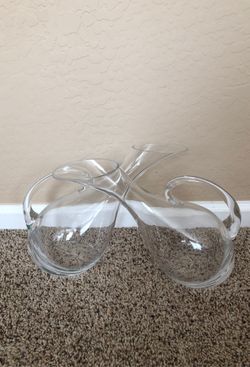 Two Beautiful Glass Decanters