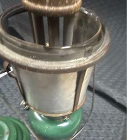 Vintage Green Coleman Camping Lantern