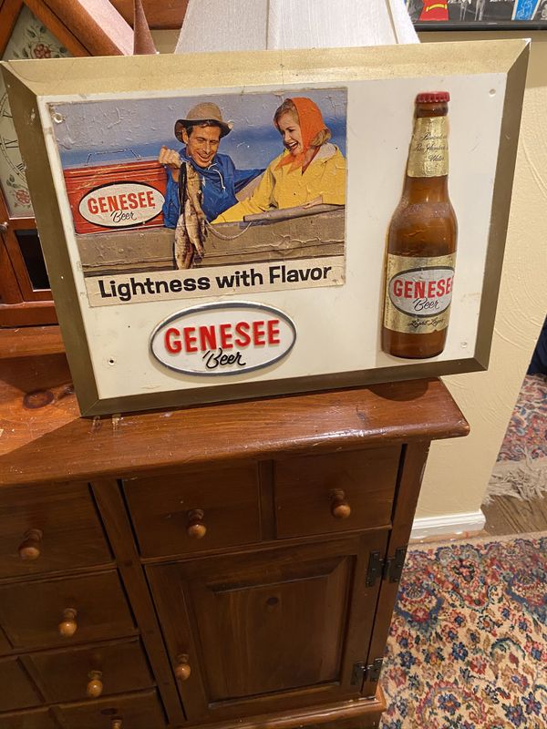 Vintage Metal GENESEE Beer Sign for Sale in Suffolk, VA OfferUp