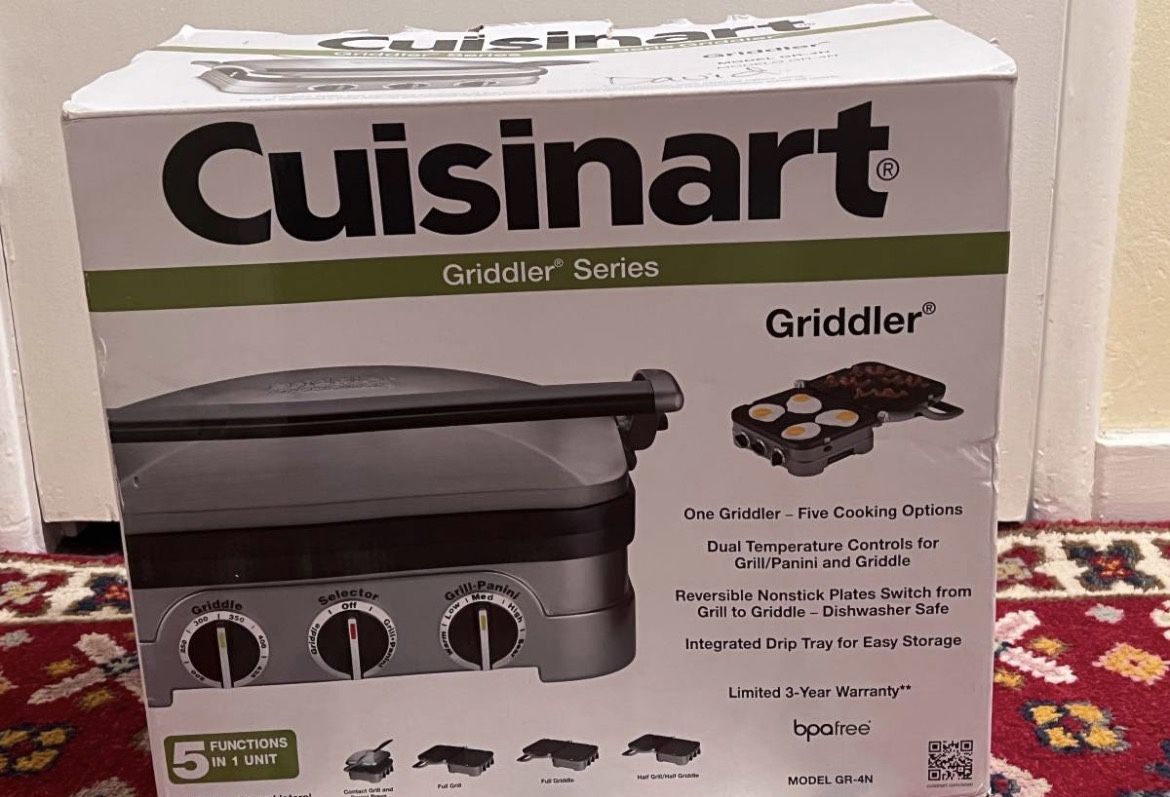 Cruisenart Griddler 5 in 1. Brand new in Box
