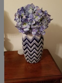 Blue Flower Vase Decor