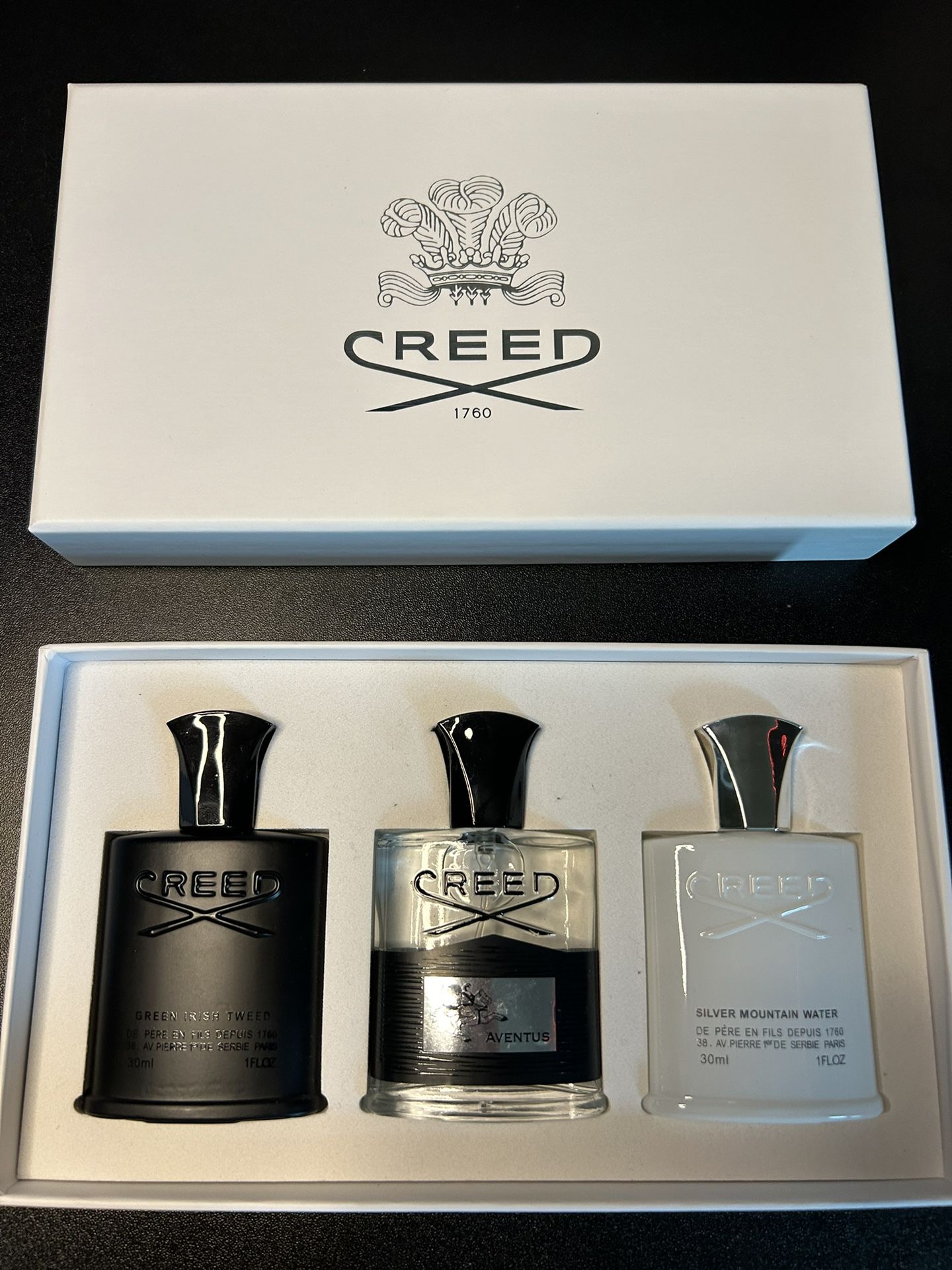 Creed Aventus men’s Cologne 3 piece Set