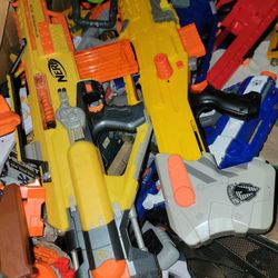 Lot Of Nerf Guns