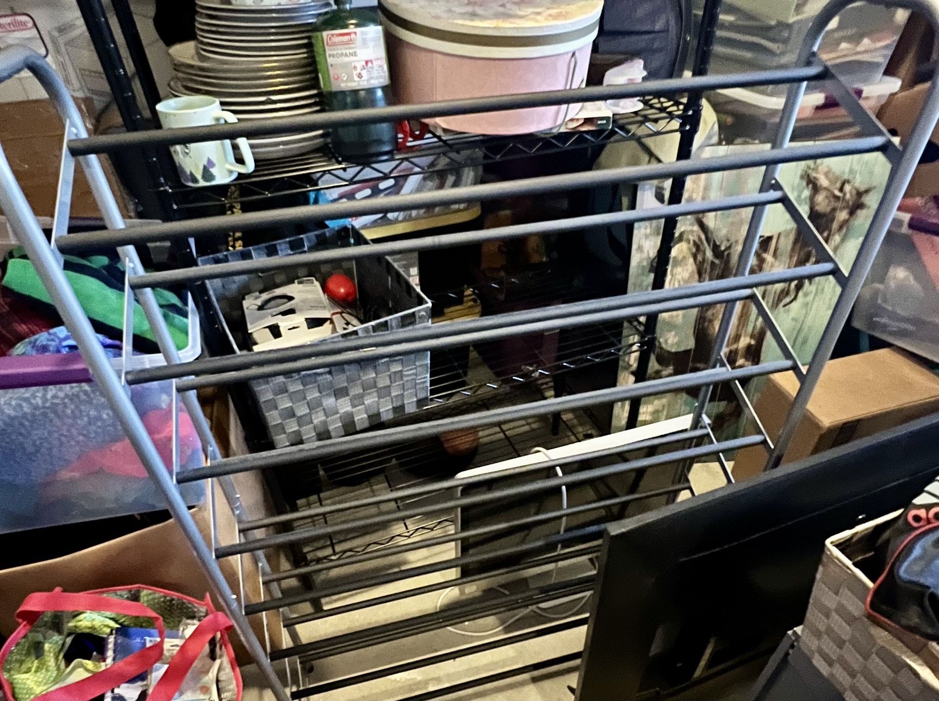 Metal Six-Tier Shoe Rack