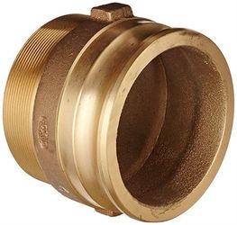 Dixon 600-F-BR Brass Boss-Lock Type F Cam and Groove Hose Fitting, 6" Plug x 6" MSRP: $261.99