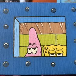 spongebob painting