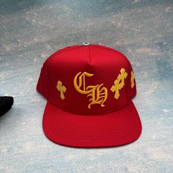 Chrome Hearts Red Hat