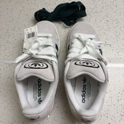 Adidas Campus 00s Originals Men's Sneakers Gray Green White Suede Casual