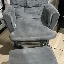 Grey Nursery Rocking Chair