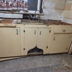 Vintage kitchen cabinets