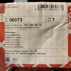 Merecedes Diesel Engine Mounts -set Of Three