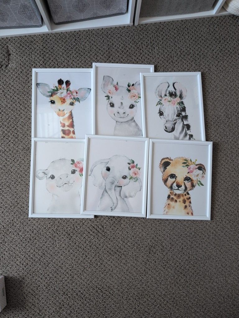 Framed Nursery Wall Art