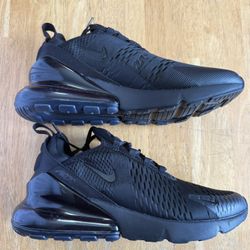 New Nike Air Max 270 Triple Black Shoes Men’s 9.5