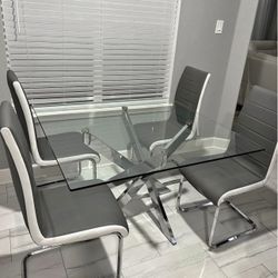 SILVER dining table FOR SALE