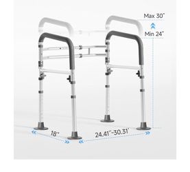 Adjustable Toilet Safety Rail Frame