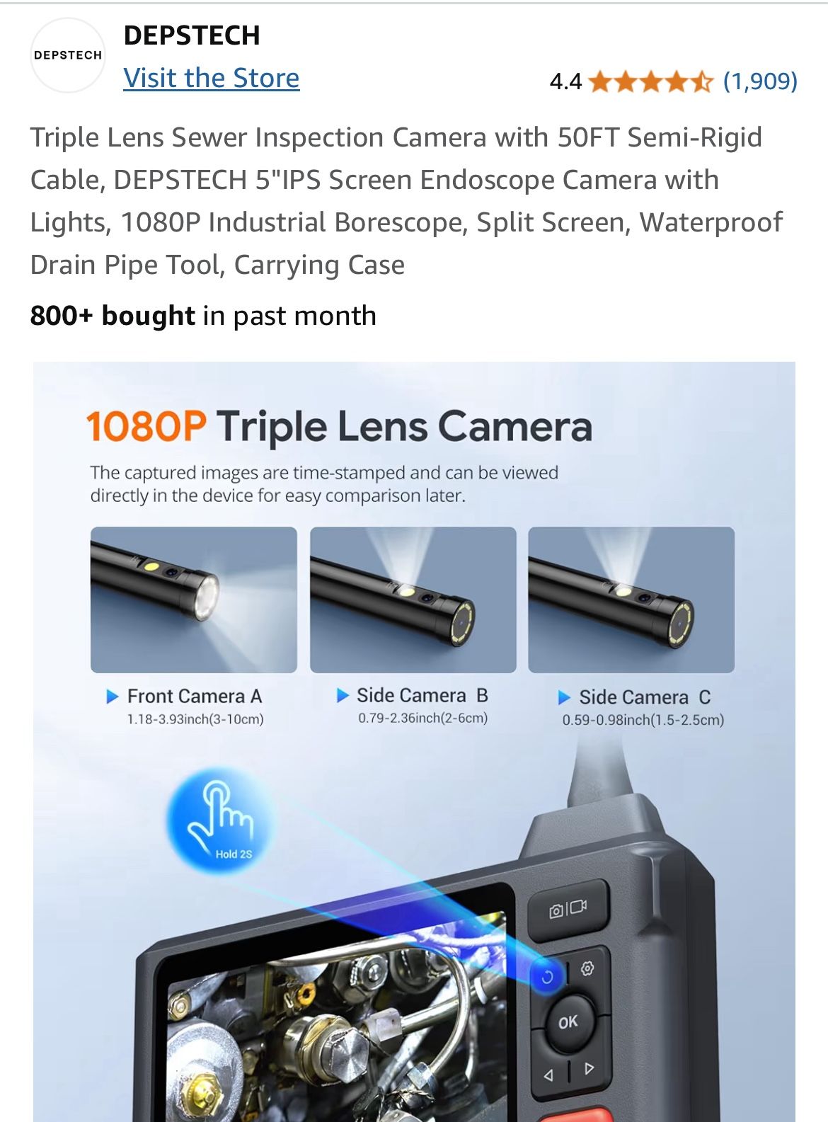Depstech 50ft Camera