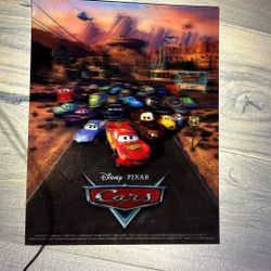 Cars Dimensional Poster