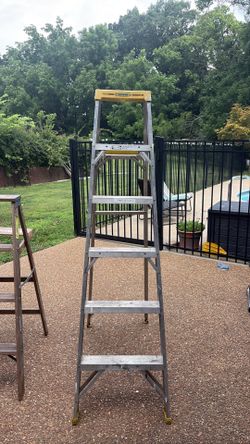 6 foot aluminum step ladder