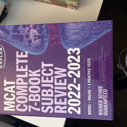 Kaplan M-Cat Complete 7-Book Subject Review 2022-2023