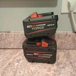 Milwaukee 12.0 Forge Batteries - New - Firm Price 