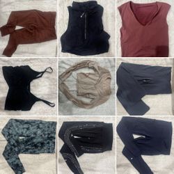 23-Piece Activewear Bundle (Lululemon, Athleta, Alo) – Size S/M