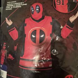 Deadpool Adult Jersey Size L