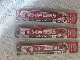 Diablo 6 in. 8 TPI Steel Demon Carbide Reciprocating Saw Blades for Thick Metal Cutting (3-Pack)