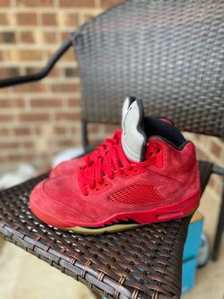 Jordan 5 Red Suede