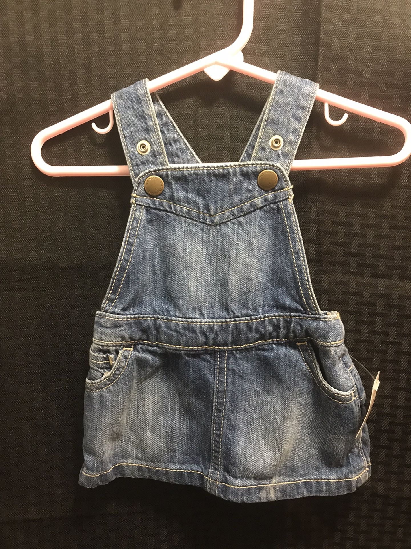 Old Navy Overalls Dress 0-3Mos 