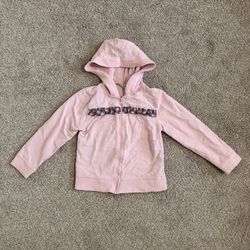 Girls Full Zip Hoodie Jacket, Size 5