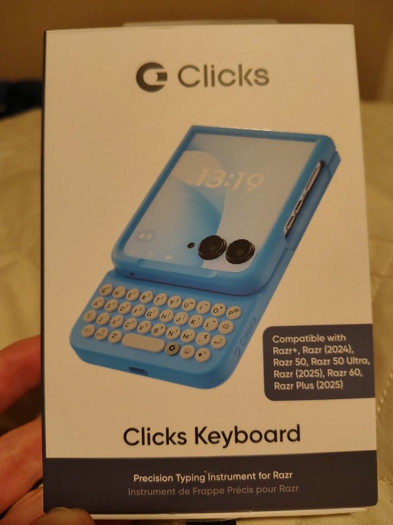 Clicks Keyboard For Motorola Razr. Limited Edition Color Pre Order
