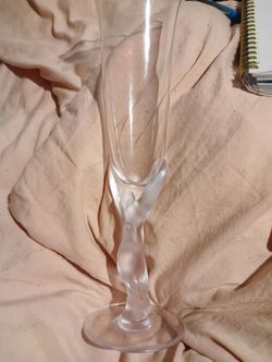 Faberge Snow Dove Champagne Glass 