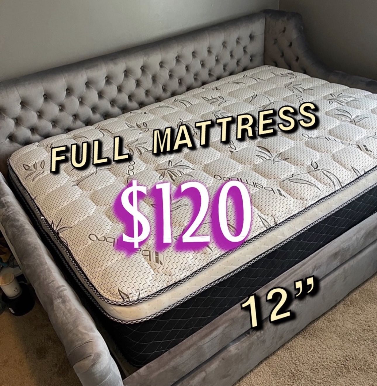 New Full Mattress $120