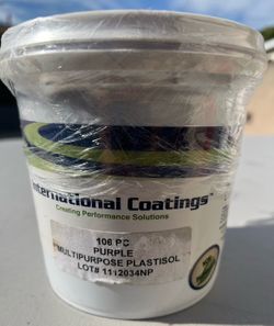 Quart International Coatings 106 PC Purple Multipurpose Plastisol Ink,