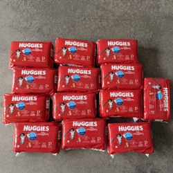 Huggies Newborn Diapers, Little Snugglers Baby Diapers, Size Preemie 30 Count  - 13 Packs