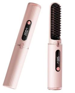 NEW Travel Size Cordless Fast Heating Hair Straightener-USB Charging