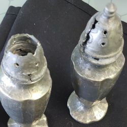 Vintage Old Colony Pewter Salt & Pepper Shakers