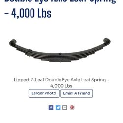 Double Eye 7 Leaf Leaf springs (qty4)