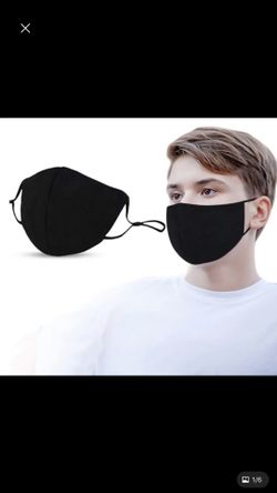 Face Mask Cotton Washable with Filters