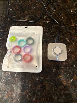 OURA RING GEN 4 – SIZE 9 – STAINLESS STEEL – CHARGER + COVER KIT
