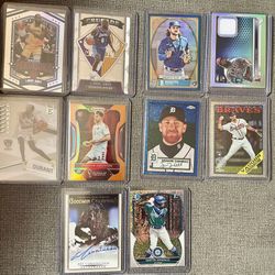 Signed Baseball,Basketball, & Soccer Cards