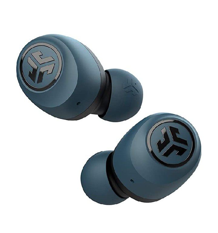 JLab Audio Go Air True Wireless Bluetooth Earbuds + Charging Case (Blue(